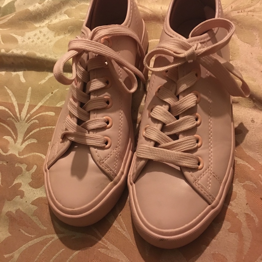 Blush pink shoes